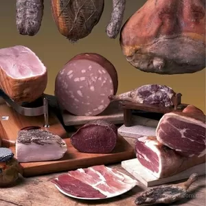 Продам мясо ветчину Хамон,  Прошутто,  колбасы производства Италия 