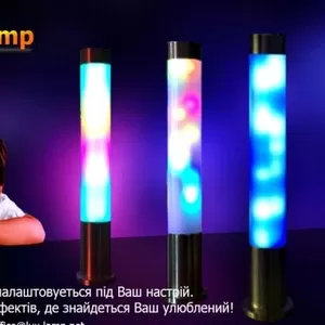  Интерактивная светодиодная лампа управляемая RGB Lux-Lamp