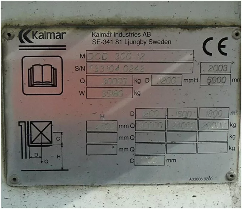 Вилочный погрузчик Kalmar DCD 30-120 3