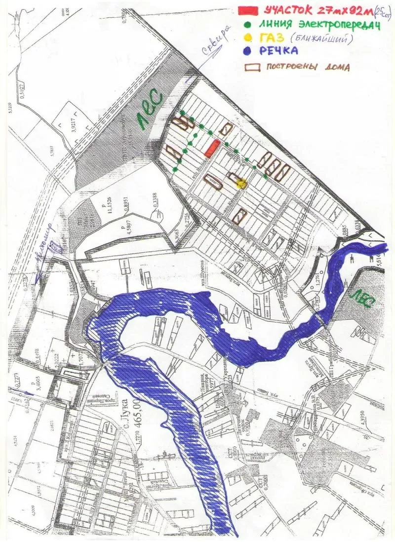 продам участок в с . Лука,  Житомирского района,  25 соток