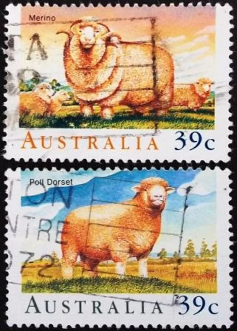 Почтовые марки Австралии 23