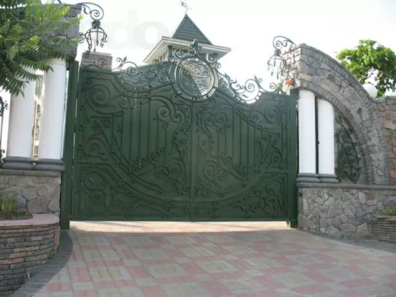 Кованые ворота на заказ в Житомире (Bent Iron) 3