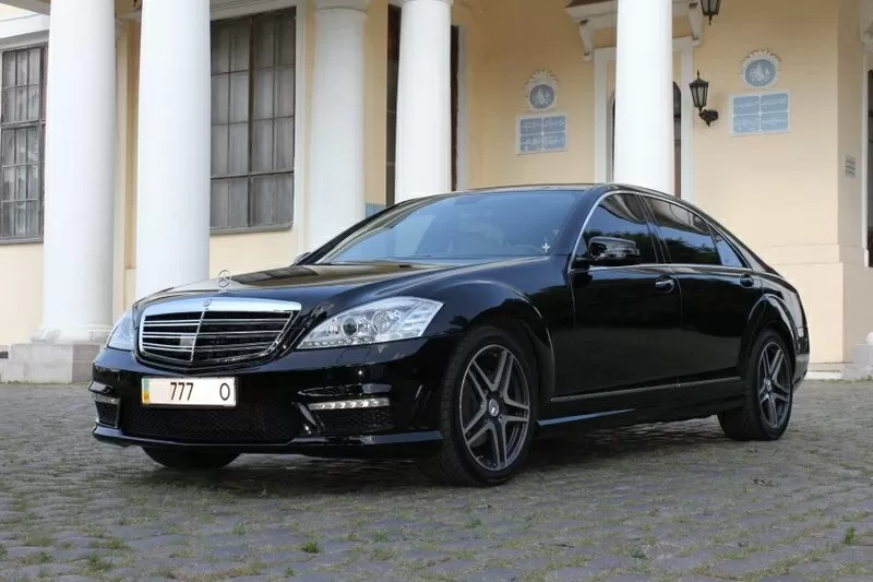 Прокат свадебного автомобиля Mercedes w221 amg в Житомире  3