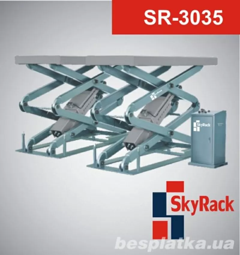 Ножничный электрический подъемник SkyRack SR – 3035