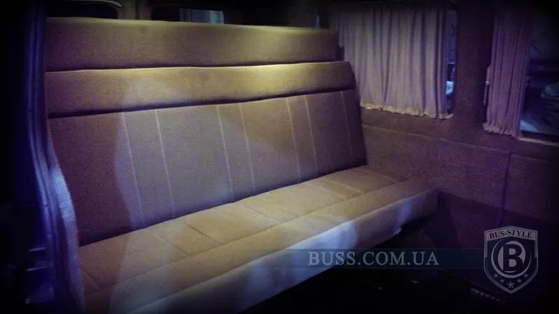 Диван в микроавтобус,  диван-трансформер для микроавтобуса для буса 6