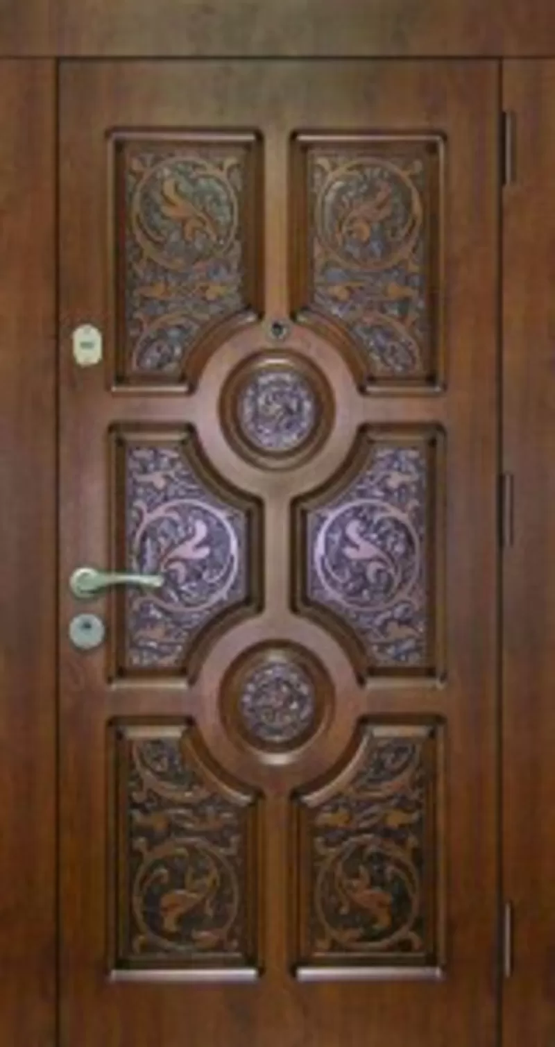 Входные металлические двери с МДФ накладками(бронь). Более 50 моделей. 6