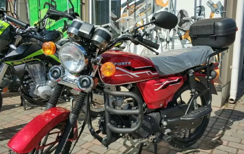 Купити мотоцикл Forte ALFA FT110-2 (червоний) 2