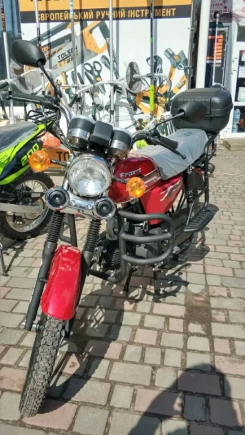 Купити мотоцикл Forte ALFA FT110-2 (червоний) 3