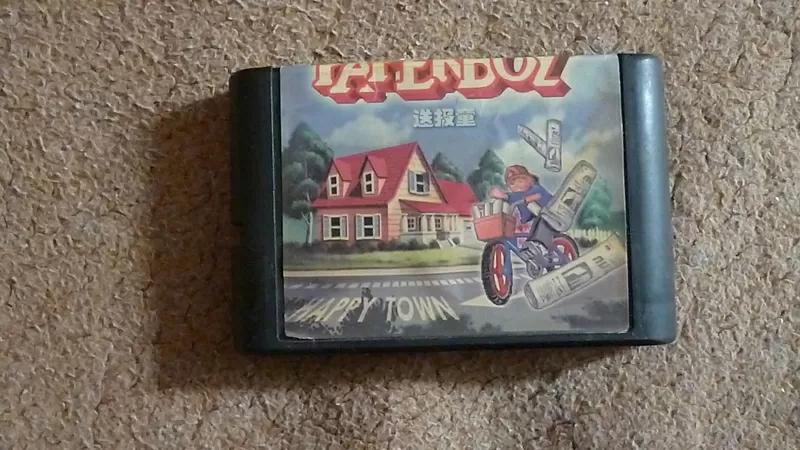 Картридж для sega paperboy  2