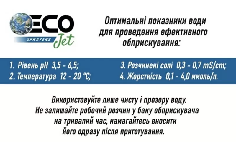 Розпилювачі до обприскувачів Ecojet,  распылители для опрыскивателей  4